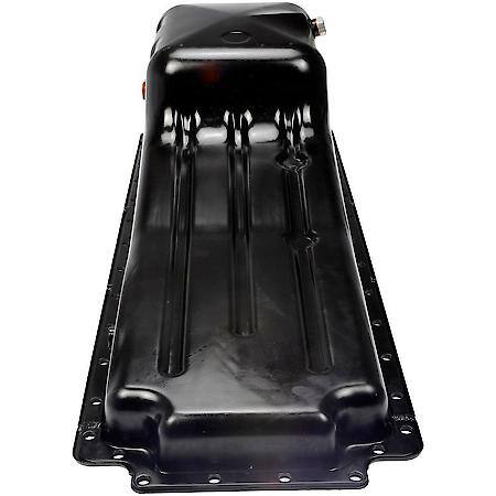 Engine Oil Pan: Direct Fit, Steel, Sump, 44 Quart