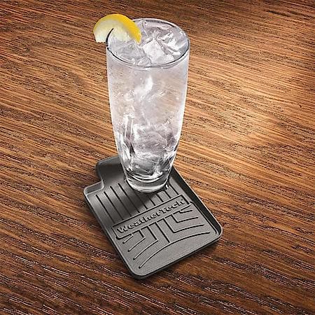 Floor Liner Shaped, Black, Without Coaster Holder, Set Of 4