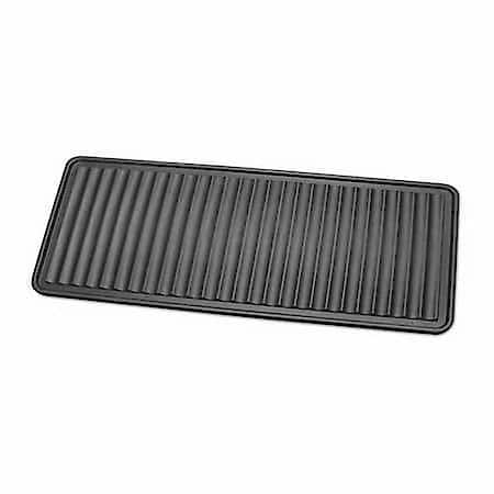 16 X 36 Inch, With Deep Channels, Black, Thermoplastic Elastomer (Tpe)