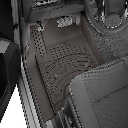 Floor Mats: Cocoa, Advanced RubberLike, Deep Channels, All Weather, 2 Pk