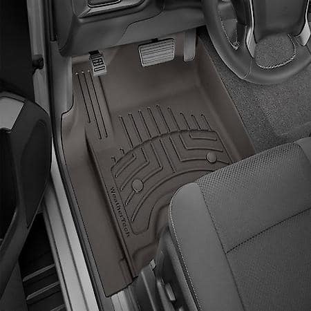 Floor Mats: Cocoa, Advanced RubberLike, Deep Channels, All Weather, 2 Pk