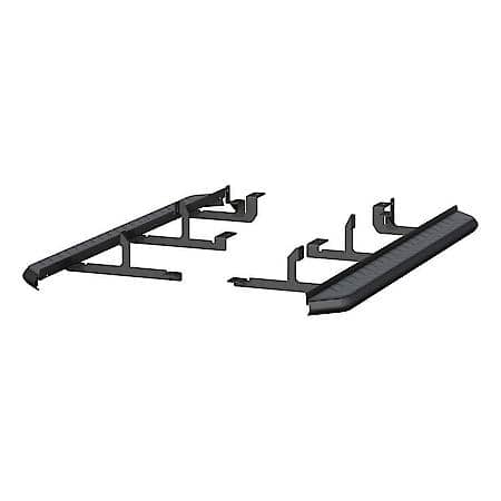 AeroTread 5" x 73" Black Stainless Running Boards, Select Chevrolet Blazer