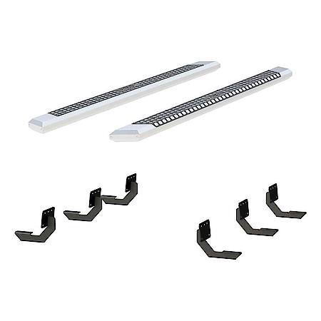 AdvantEDGE 5-1/2" x 91" Chrome Aluminum Side Bars, Select Ram 1500 Crew Cab