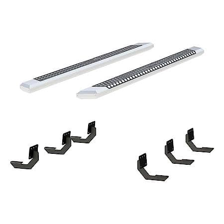 AdvantEDGE 5-1/2" x 91" Chrome Aluminum Side Bars, Select Ram 1500 Crew Cab