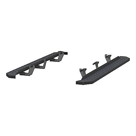 ARIES 2055553 RidgeStep Black Steel 75-Inch Truck Running Boards