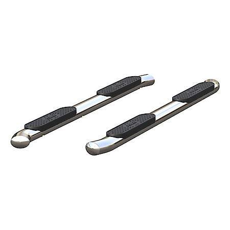 ARIES S224054-2 4-Inch Oval Polished Stainless Steel Nerf Bars