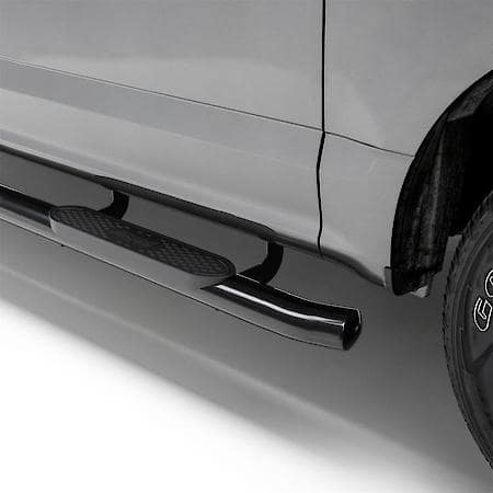 ARIES S224054 4-Inch Oval Black Steel Nerf Bars