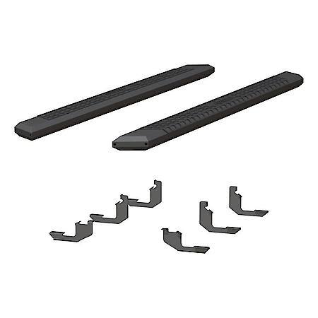 AdvantEDGE 5-1/2" x 85" Black Aluminum Side Bars, Select Ford Ranger Crew Cab