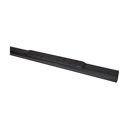4.5"Hexagonal Straight, Powder Coat Titanium Black Aluminum, Rocker Panel Mount