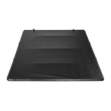 Soft Tri-Fold, Tailgate Handle Lock, Black Vinyl With Aluminum Rails