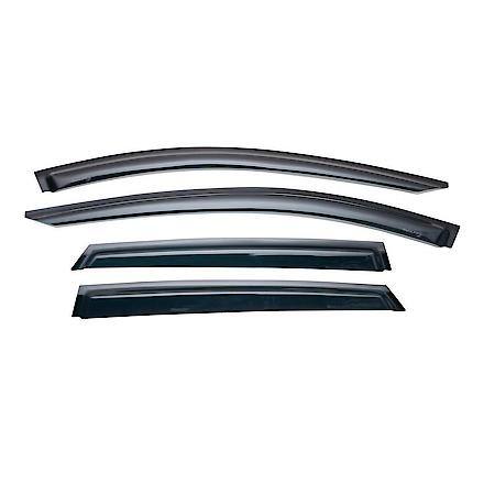 Low Profile, Tape-On, Smoke, Tinted Acrylic, Set Of 4, Pre-Applied 3M « Tape