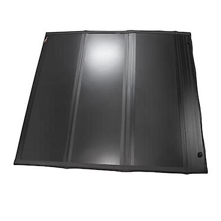 Hard Tri Fold, Lockable Using Tailgate Handle, Matte Black Aluminum, Flush Mount