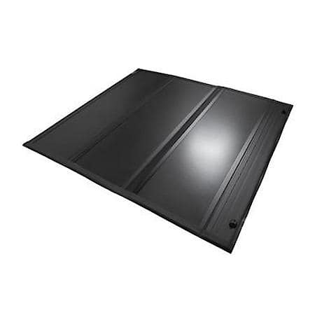 Hard Tri Fold, Lockable Using Tailgate Handle, Matte Black Aluminum, Flush Mount