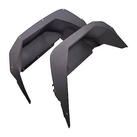 Powder Coated, Black, Aluminum, Set Of 2, With Mounting Hardware