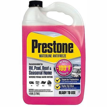 Antifreeze and Coolant: Concentrate, Waterline/RV, Protects Against Corrosion and Rust, 1 Gallon