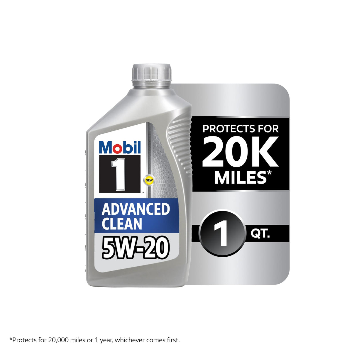 Mobil 1 Advanced Fuel Economy Full Synthetic 5W-20 Motor Oil 1 Quart 128645 (3/7)