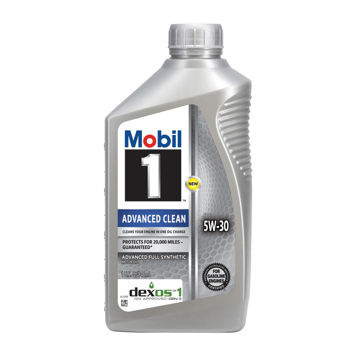 Mobil 1 Full Synthetic 5W-30 Motor Oil 1 Quart 128646