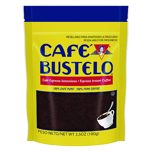 Folgers Cafe Bustelo Instant Coffee, Espresso, 3.5 oz Packet
