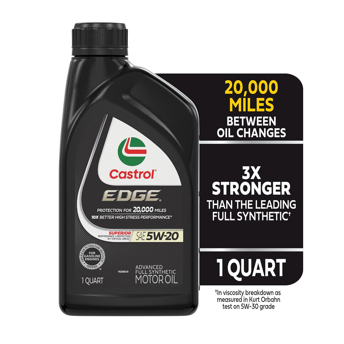 Castrol EDGE Full Synthetic 5W-20 Motor Oil 1 | 15D4DC