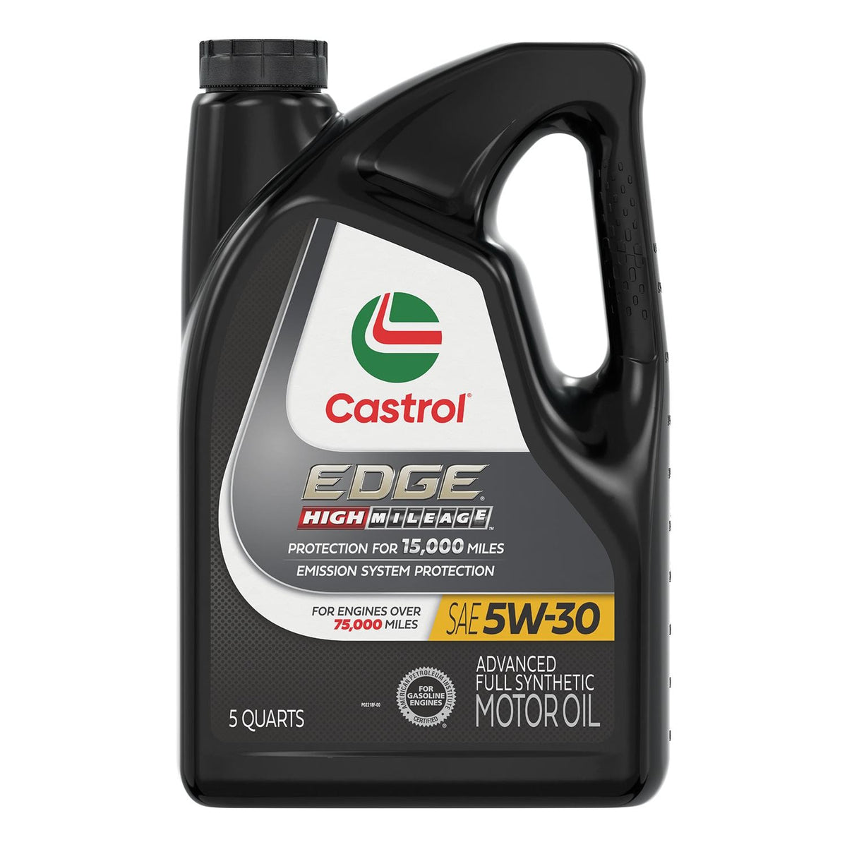 Castrol EDGE High Mileage Full Synthetic 5W-30 Motor Oil 5 Quart 15906E