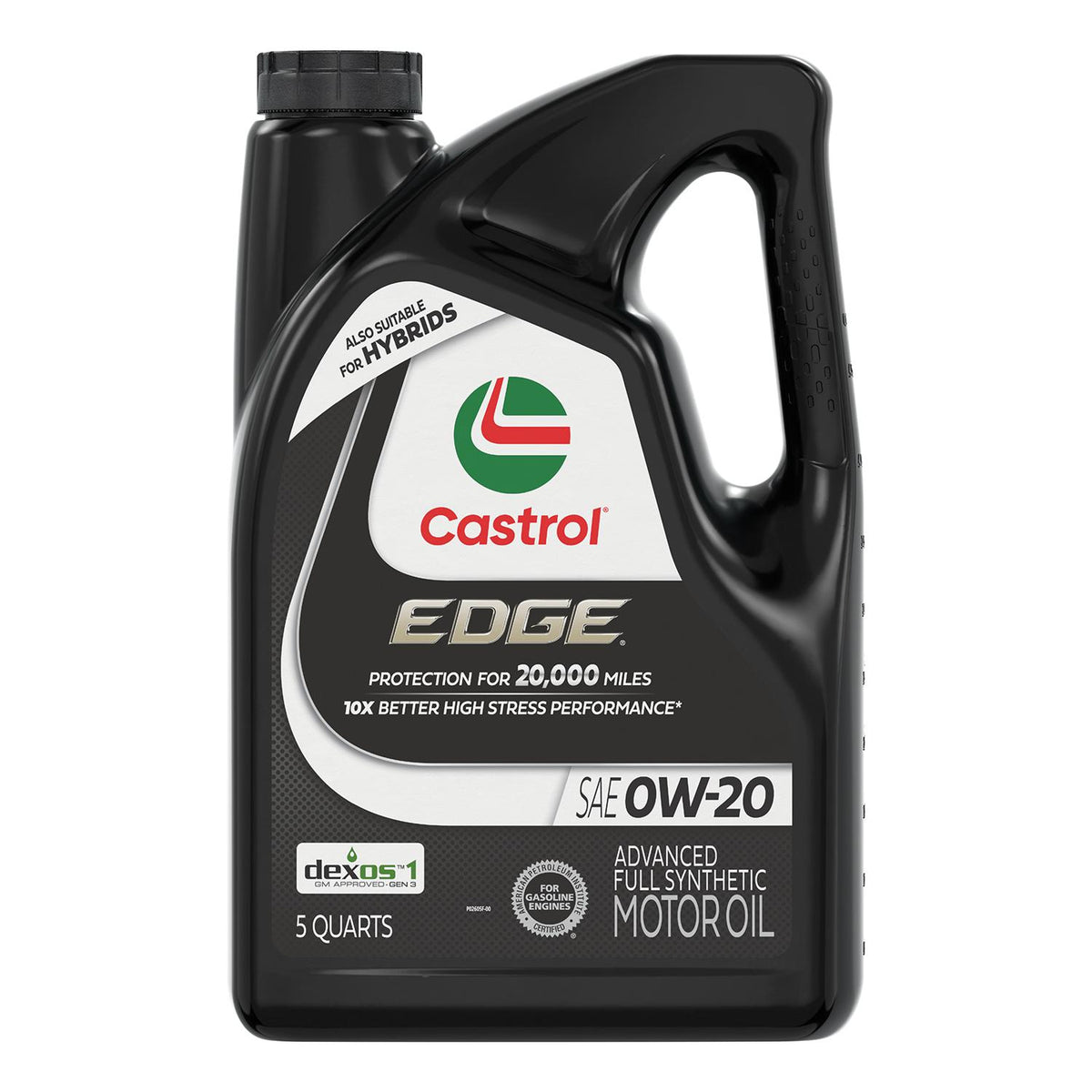Castrol EDGE Full Synthetic 0W-20 Motor Oil 5 Quart 1597B2