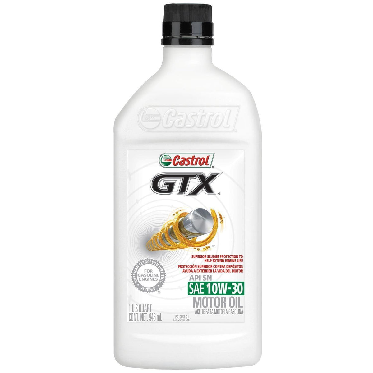 Castrol GTX Conventional 10W-30 Motor Oil 1 Quart 15B400