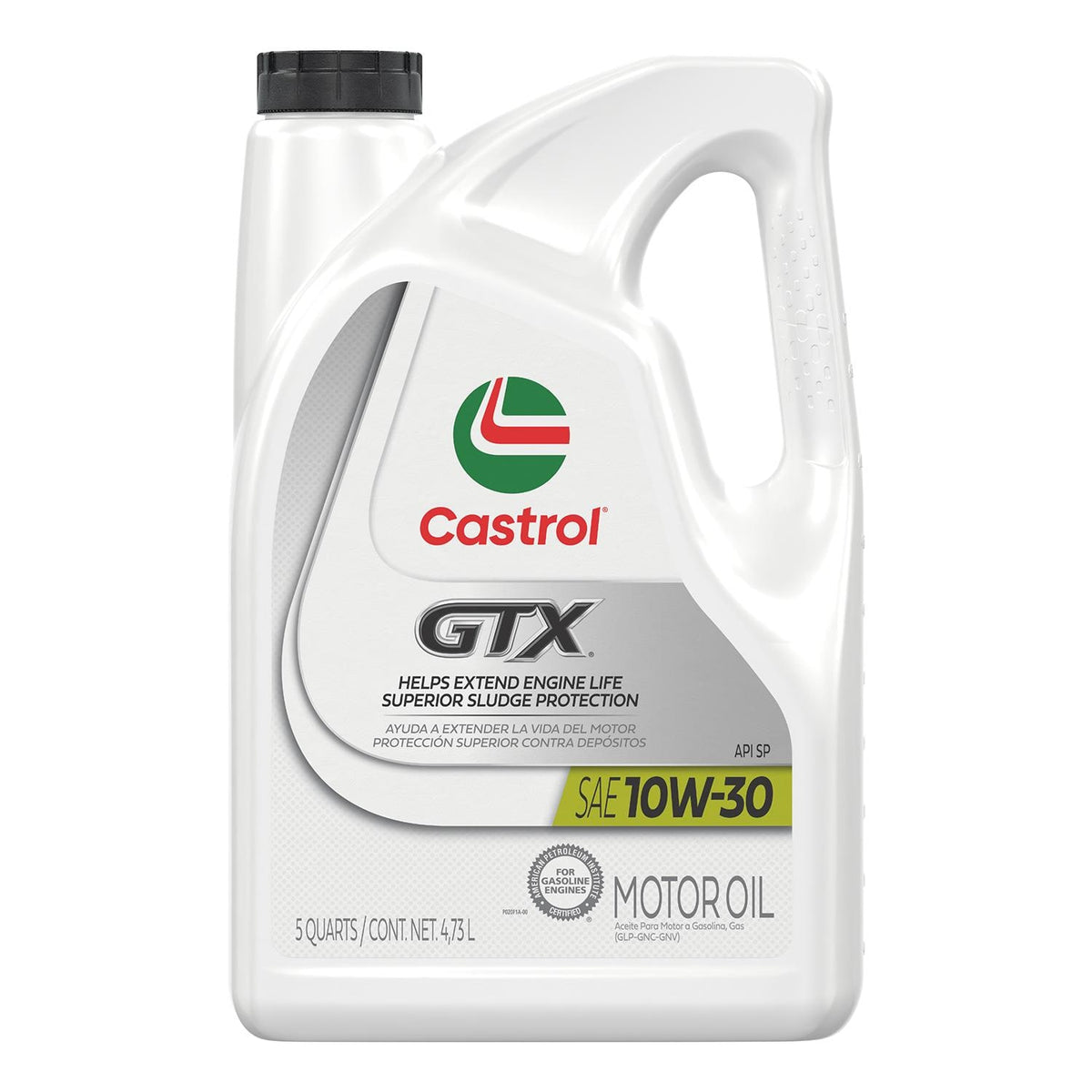 Castrol GTX Conventional 10W-30 Motor Oil 5 Quart 15B7AA