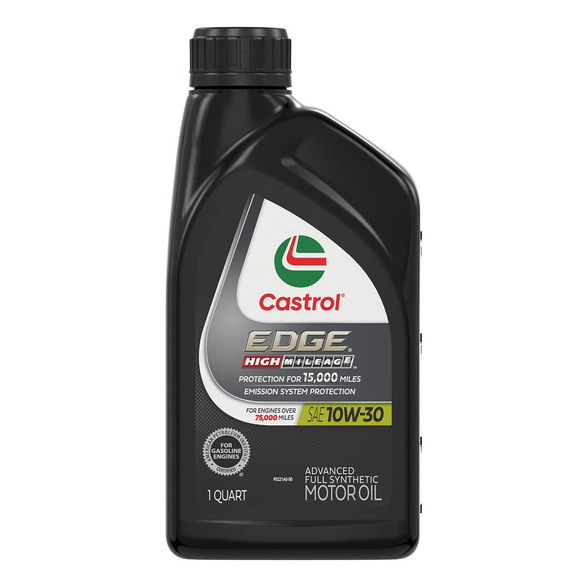 Castrol EDGE High Mileage Full Synthetic 10W-30 Motor Oil 1 Quart 15D541