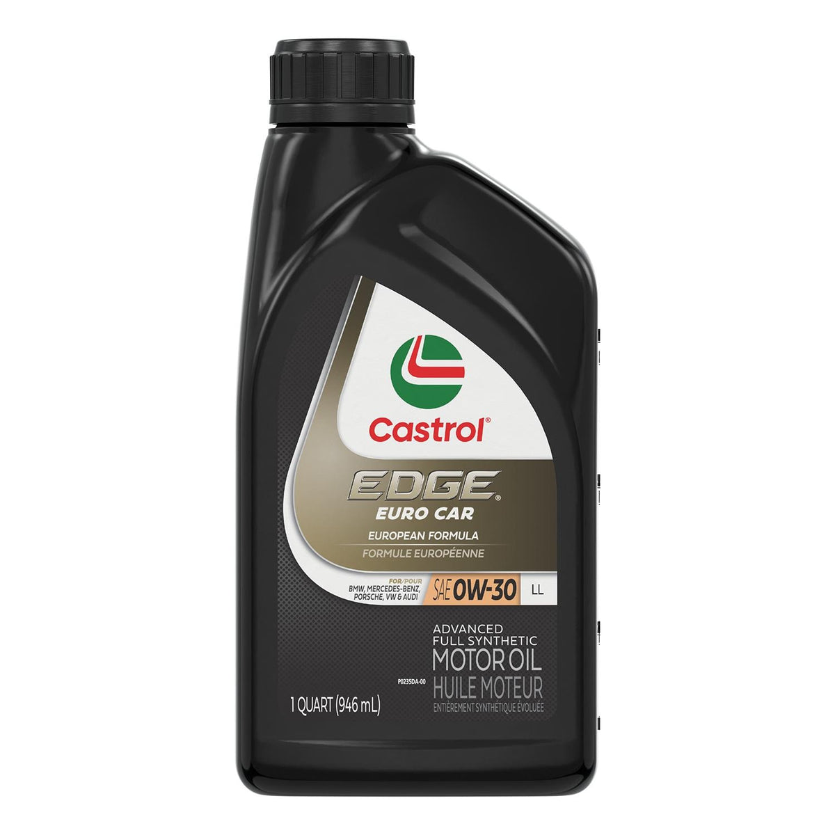 Castrol EDGE Euro Full Synthetic 0W-30 Motor Oil 1 Quart 15DAA6