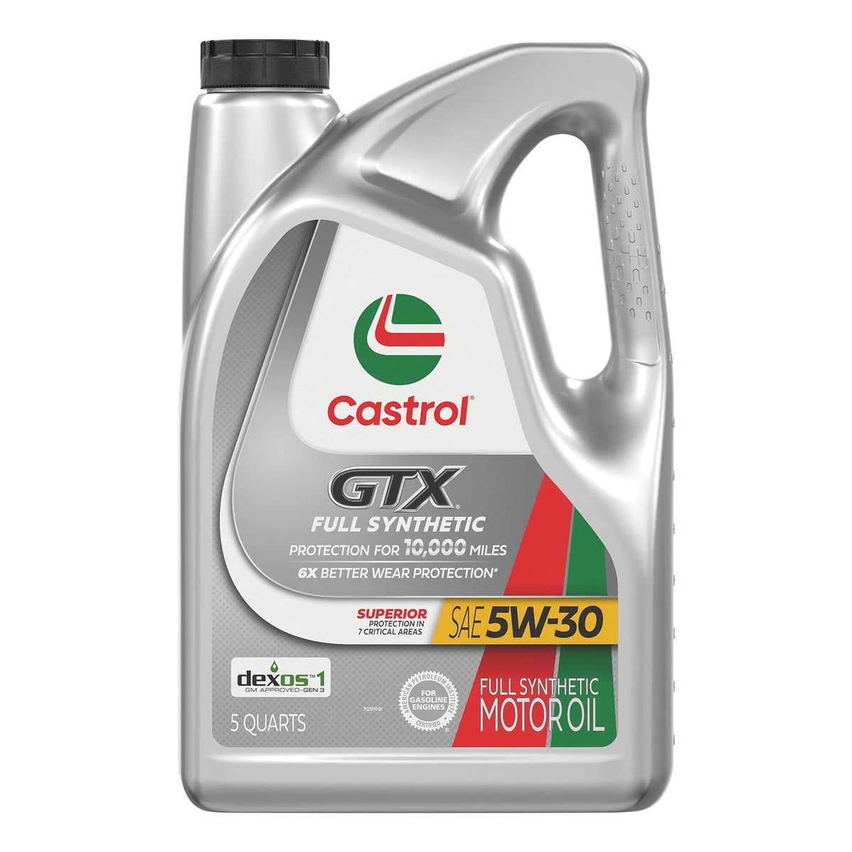 Castrol GTX Full Synthetic 5W-30 Motor Oil 5 Quart 15E6DE