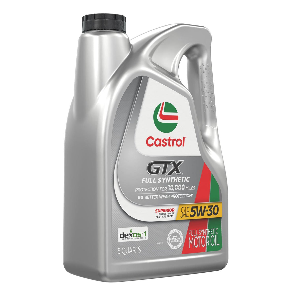 Castrol GTX Full Synthetic 5W-30 Motor Oil 5 Quart 15E6DE