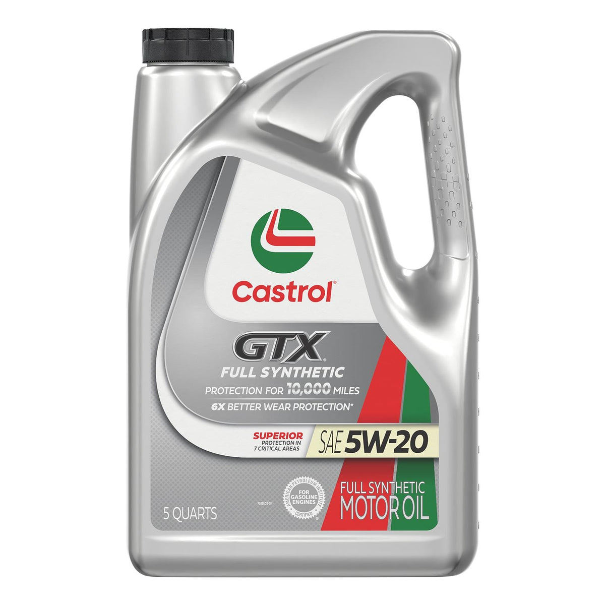 Castrol GTX Full Synthetic 5W-20 Motor Oil 5 Quart 15E72E