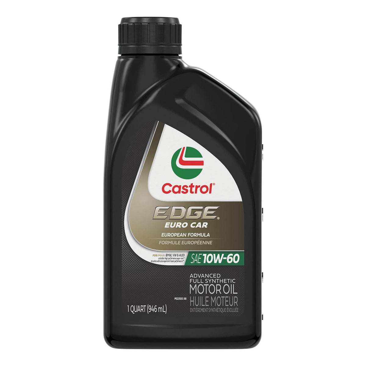 Castrol EDGE Euro Full Synthetic 10W-60 Motor Oil 1 Quart 15E99B