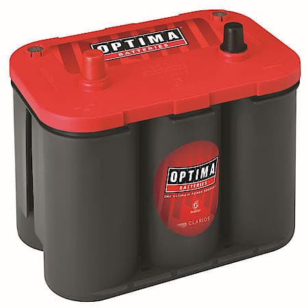 Red Battery : 34 Group Size, 800 CCA, 1000 CA, 100 Minute Reserve Capacity, High Power Delivery