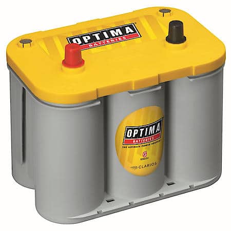 Yellow Battery : 34 Group Size, 750 CCA, 870 CA, 120 Minute Reserve Capacity, Deep-Cycle