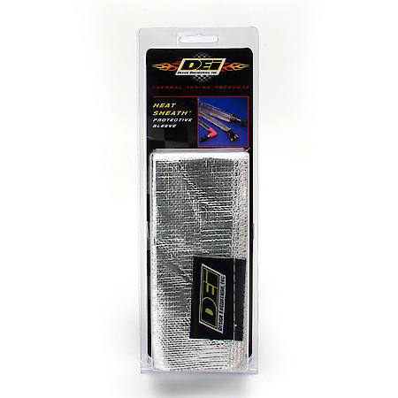 Heat Sheath Aluminized Sleeving, 1 Inch X 36 Inches, Reflects Heat, Trim To Fit
