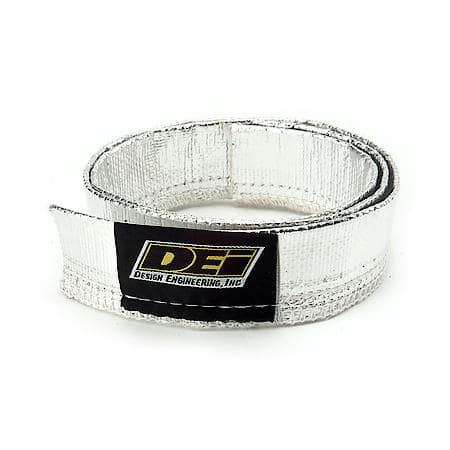 Heat Sheath Aluminized Sleeving, 1 Inch X 36 Inches, Reflects Heat, Trim To Fit
