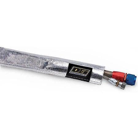 Heat Sheath Aluminized Sleeving, 3/4 Inches X 36 Inches, Reflects Heat, Trim To Fit