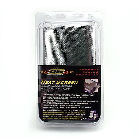 Heat Screen (Non-Adhesive), 36 Inches X 40 Inches, Reflects 2000 Deg., Trim To Fit