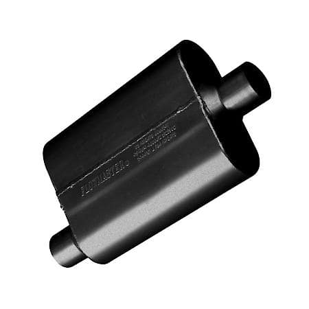 40 Series Muffler - 2.25 Offset In - 2.25 Center Out - Aggressive Sound