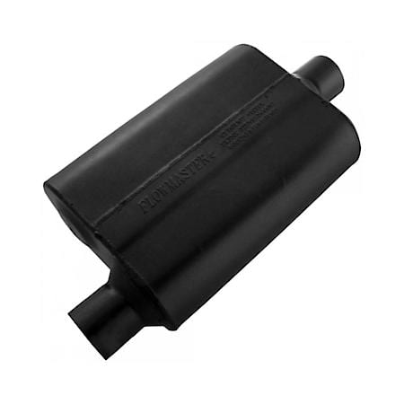 40 Series Muffler - 2.50 Offset In - 2.50 Center Out - Aggressive Sound
