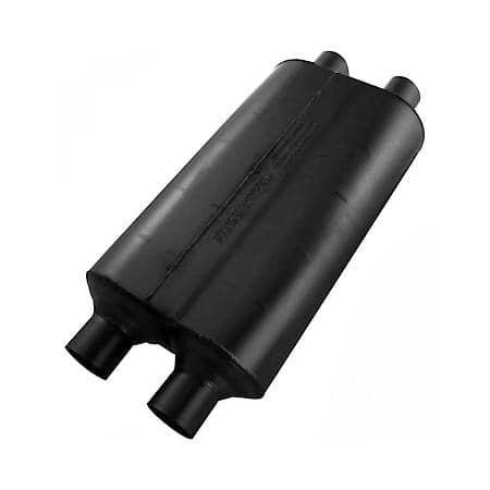 Super 50 Muffler - 2.25 Dual In - 2.25 Dual Out - Moderate Sound