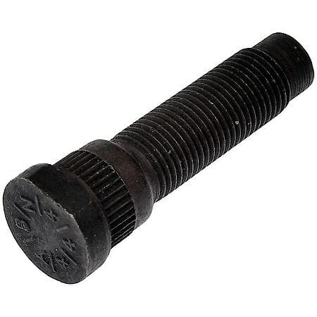 Serrated Wheel Stud - 1/2-20, .628" Knurl, 2-1/16" Length