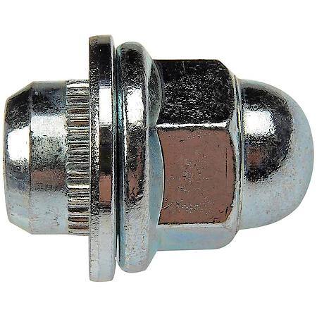 Wheel Lug Nut: M12-1.50 Thread, Flanged, Mag, 1.476" Length, Chrome, 1 Pack