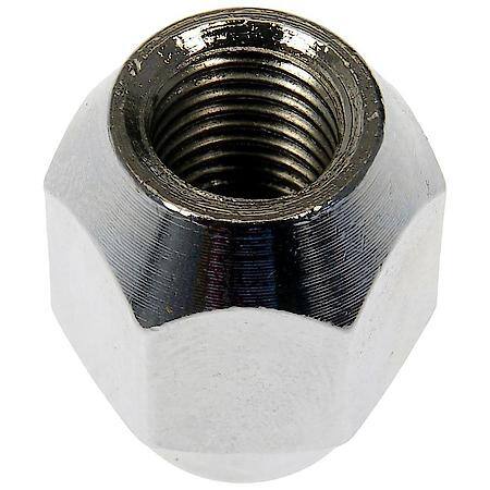 Wheel Lug Nut: M12-1.50 Thread, Conical 60, Acorn, 1.127" Length, Chrome, 1 Pack