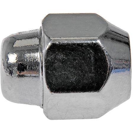 Wheel Lug Nut: M12-1.50 Thread, Conical 60, Acorn, 1.127" Length, Chrome, 1 Pack
