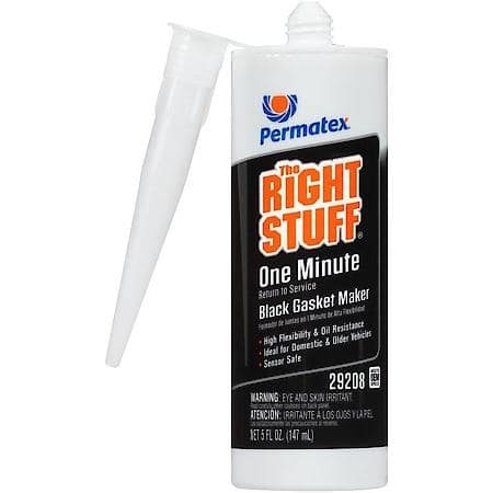 The Right Stuff: Black, 1 Minute Gasket Maker, 5 oz.