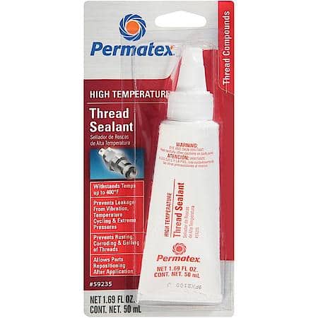 High-Temperature Thread Sealant, Temps up to 400F 1.69 oz.