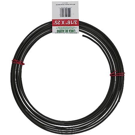 Poly-Armour PVF Steel Brake Line Tubing Coil, 3/16 x 25'