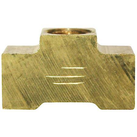 Brass Brake Line Union Tee, Female(3/8-24 Inverted), 1/card